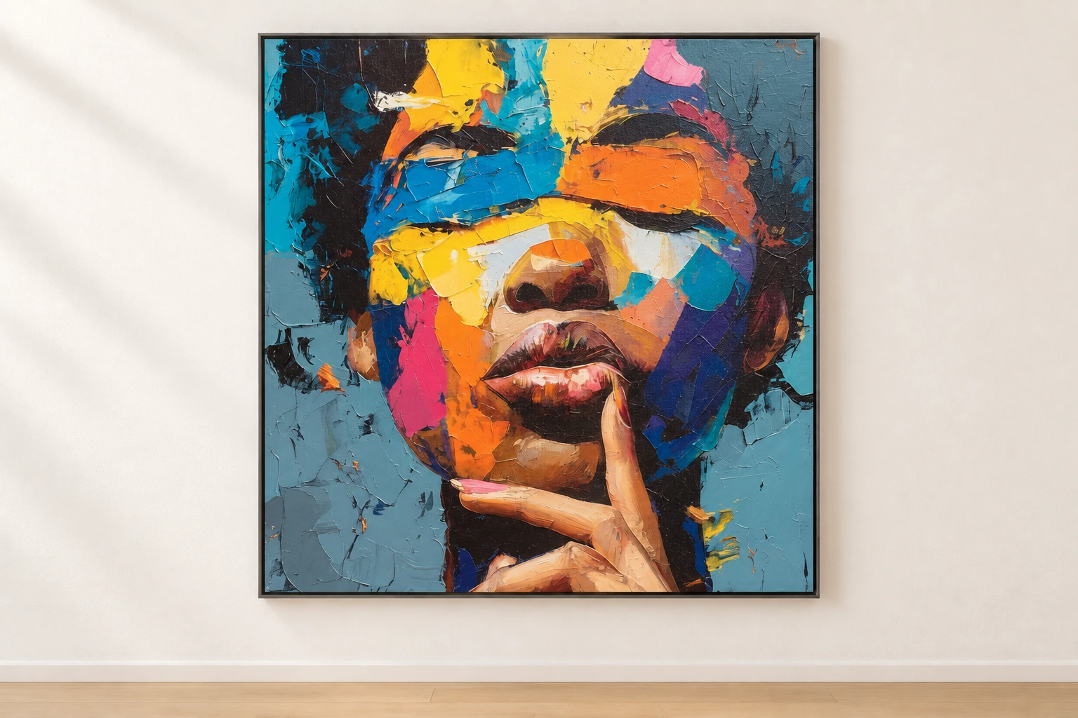 Among the Fragments, a portrait in a light gallery space.